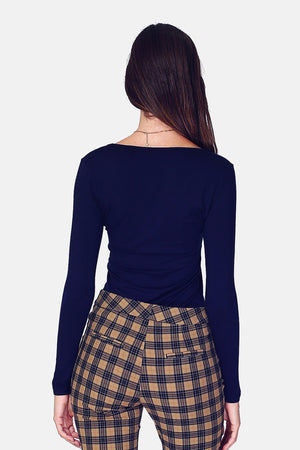 Under Sweater V-neck lined with thermal long sleeves