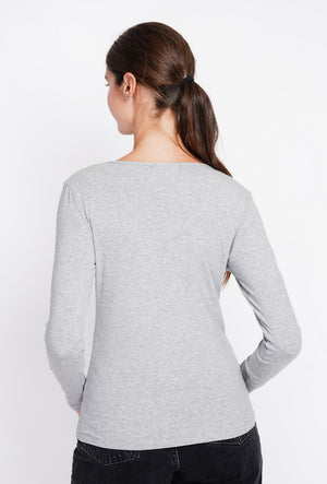 Under Sweater V-neck lined with thermal long sleeves