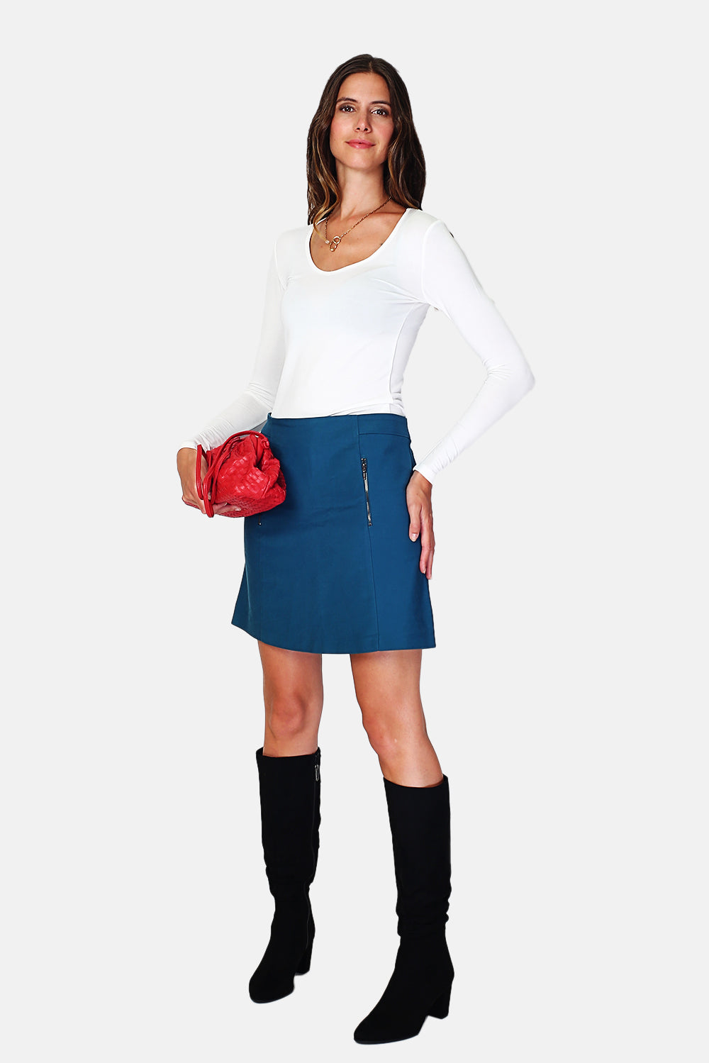 Under Sweater V-neck lined with thermal long sleeves