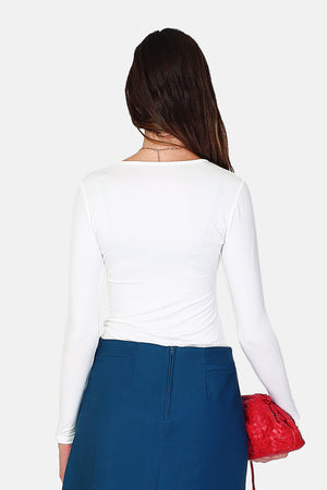 Under Sweater V-neck lined with thermal long sleeves