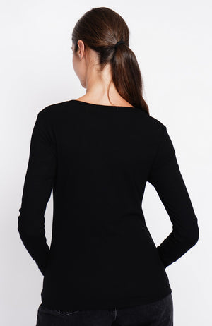 Under Sweater V-neck lined with thermal long sleeves