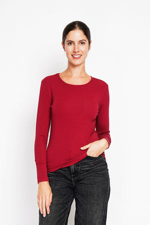 Under Sweater Crew Neck Thermal Lining Long Sleeve
