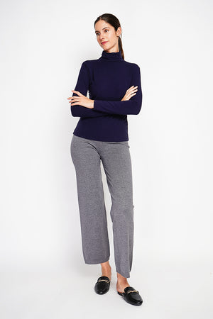 Under Turtleneck Sweater with Thermal Fur and Long Sleeves
