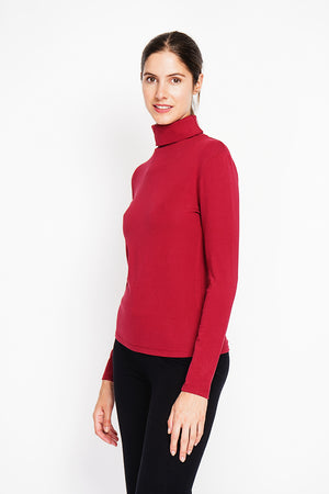 Under Turtleneck Sweater with Thermal Fur and Long Sleeves