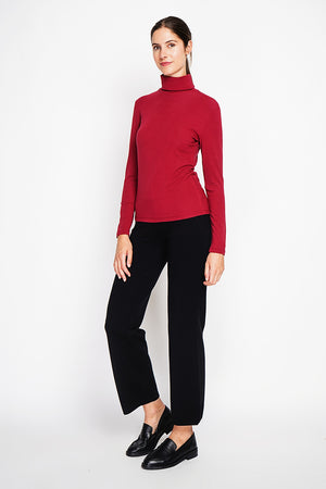 Under Turtleneck Sweater with Thermal Fur and Long Sleeves
