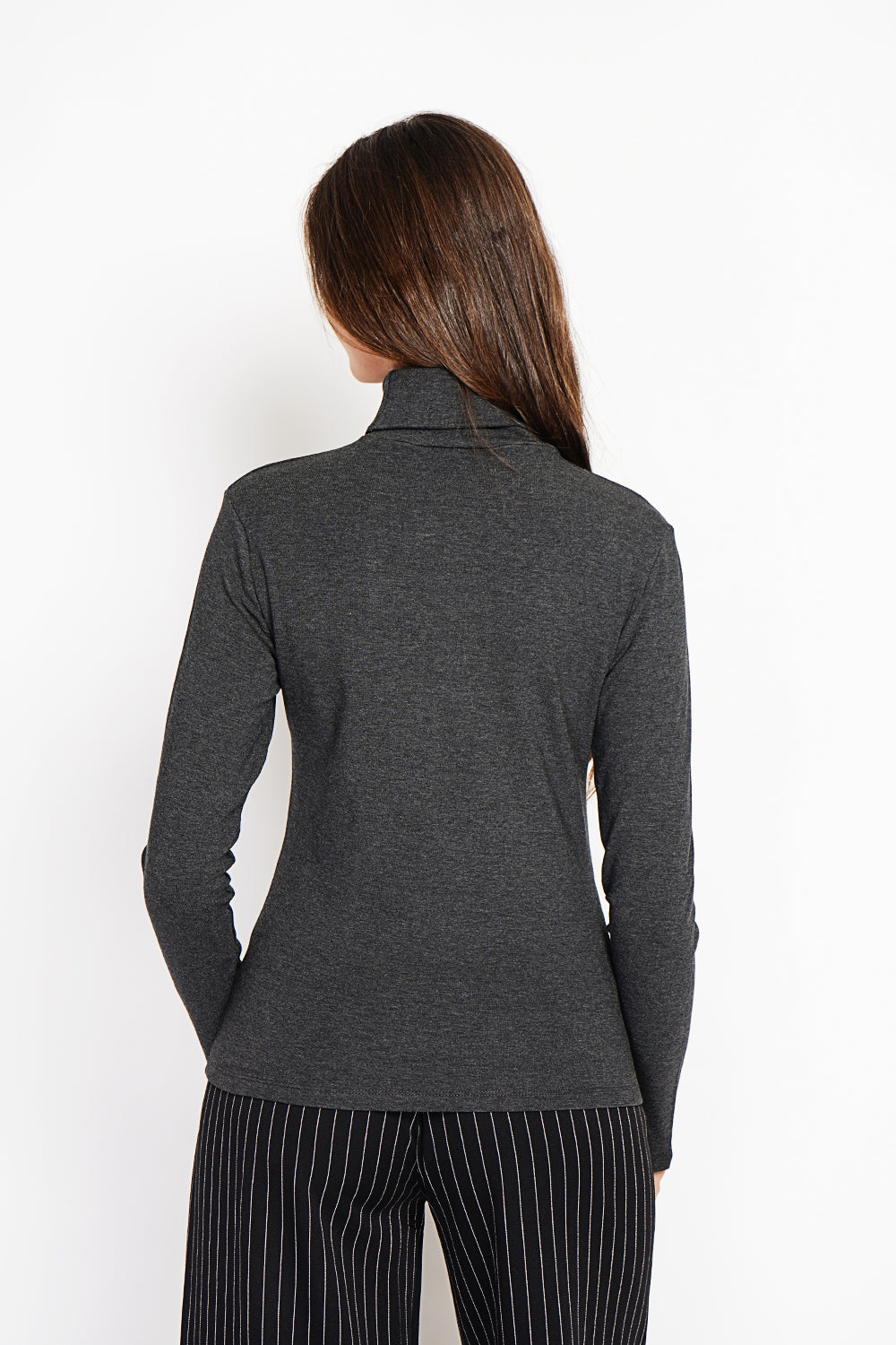 Under Turtleneck Sweater with Thermal Fur and Long Sleeves