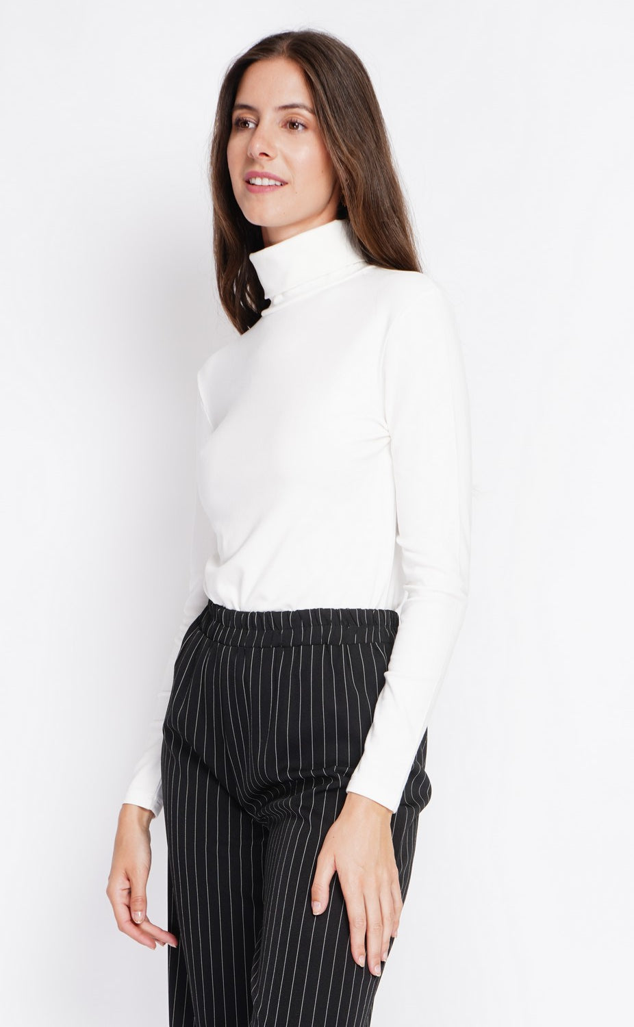 Under Turtleneck Sweater with Thermal Fur and Long Sleeves