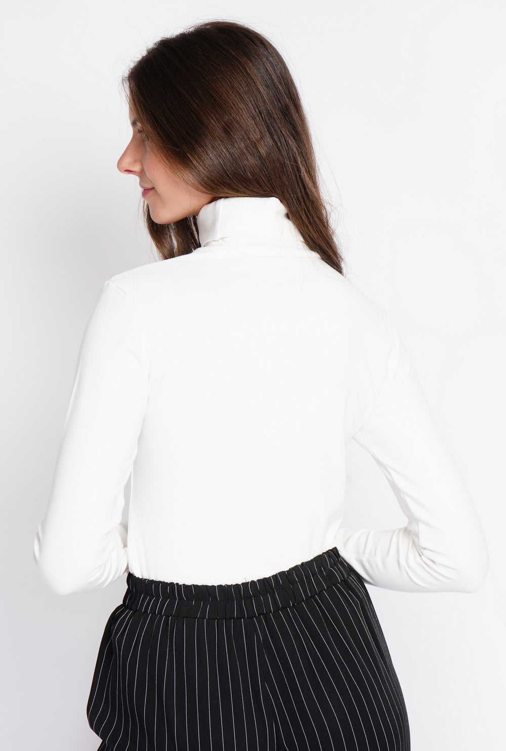 Under Turtleneck Sweater with Thermal Fur and Long Sleeves