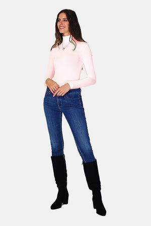 Under Turtleneck Sweater with Thermal Fur and Long Sleeves