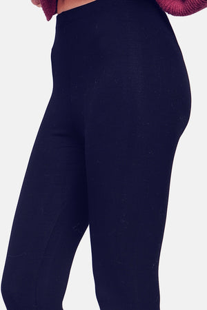 High-waisted leggings with elasticated waistband