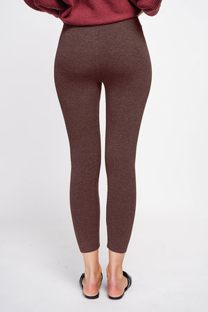 High-waisted leggings with elasticated waistband