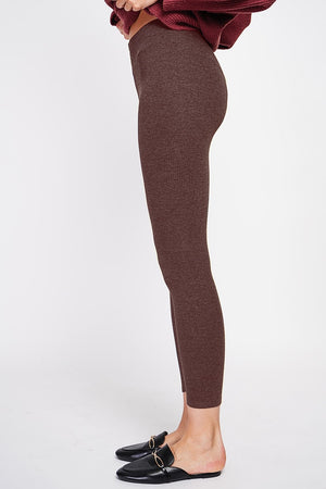 High-waisted leggings with elasticated waistband