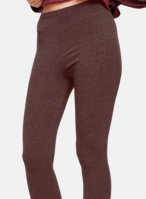 High-waisted leggings with elasticated waistband