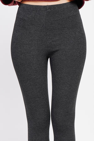 High-waisted leggings with elasticated waistband
