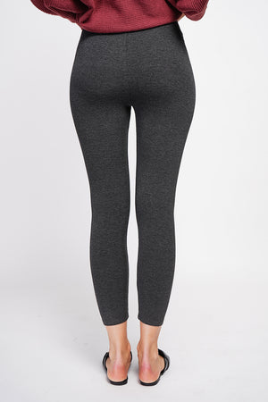 High-waisted leggings with elasticated waistband