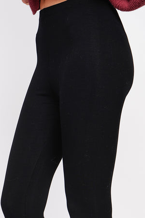 High-waisted leggings with elasticated waistband