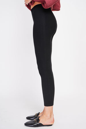 High-waisted leggings with elasticated waistband