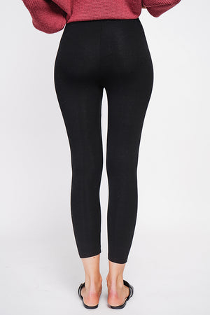 High-waisted leggings with elasticated waistband