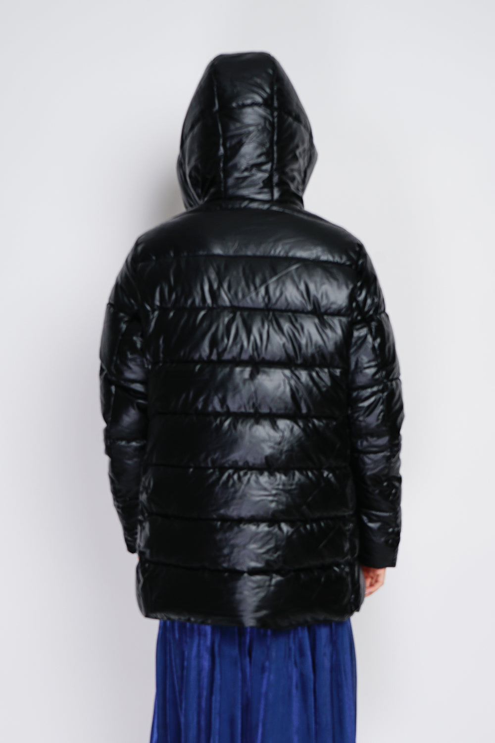 Semi-long down jacket