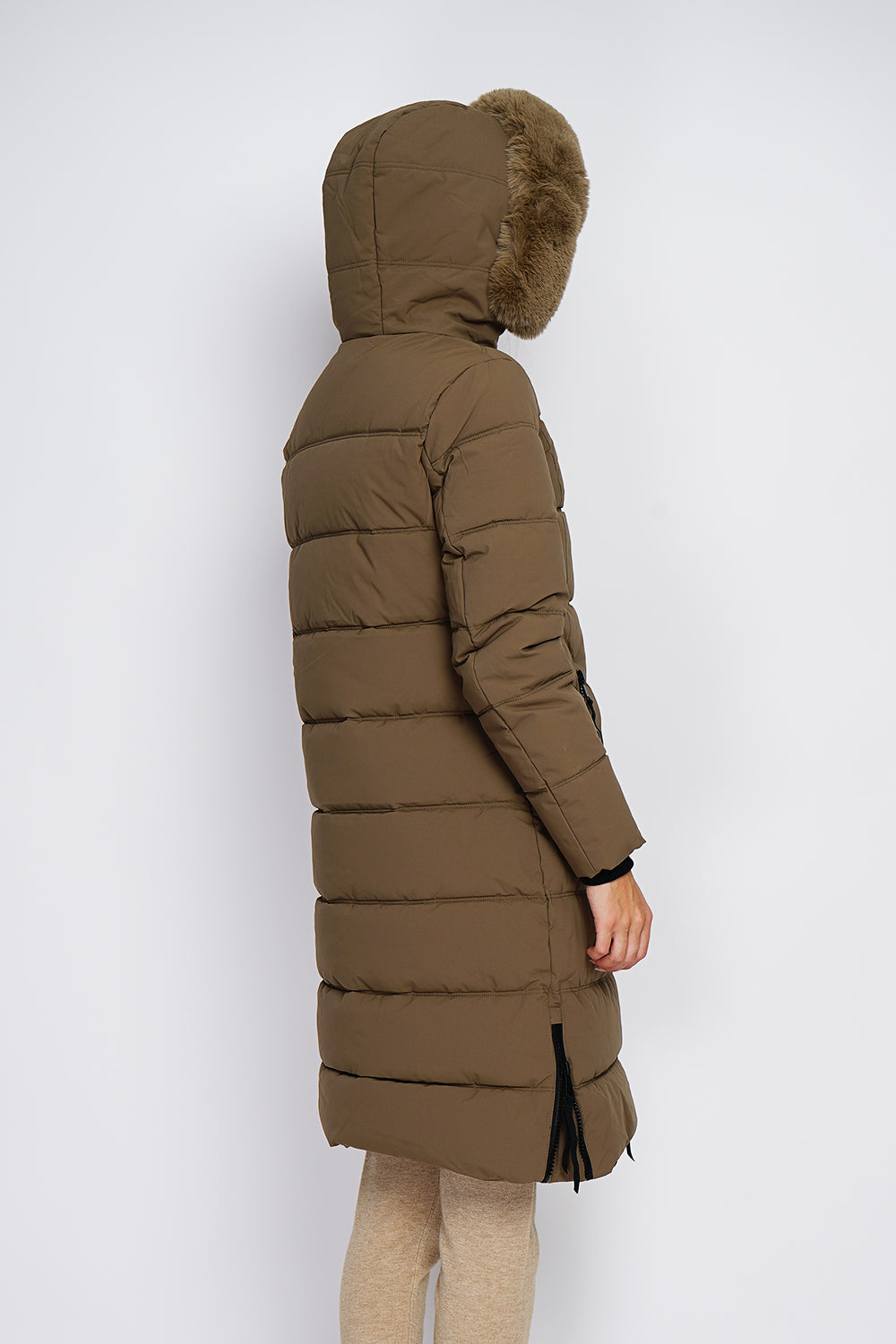 Long down jacket