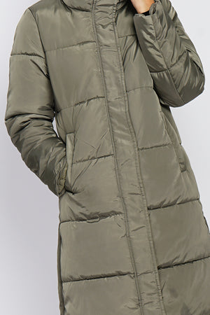 Long down jacket