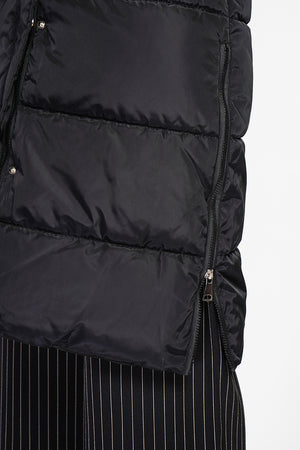 Long down jacket with thermal insulation up to -20°C