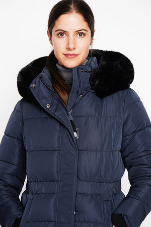 Long down jacket thermal insulation up to -20 °C