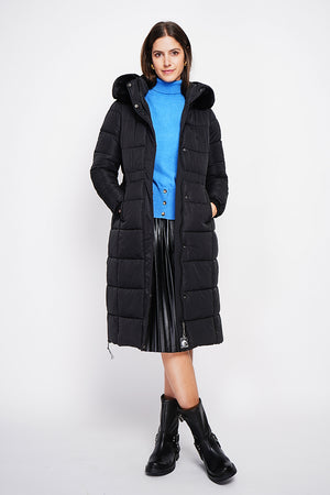 Long down jacket thermal insulation up to -20 °C
