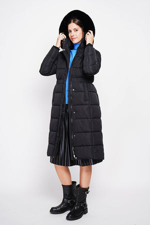 Long down jacket thermal insulation up to -20 °C