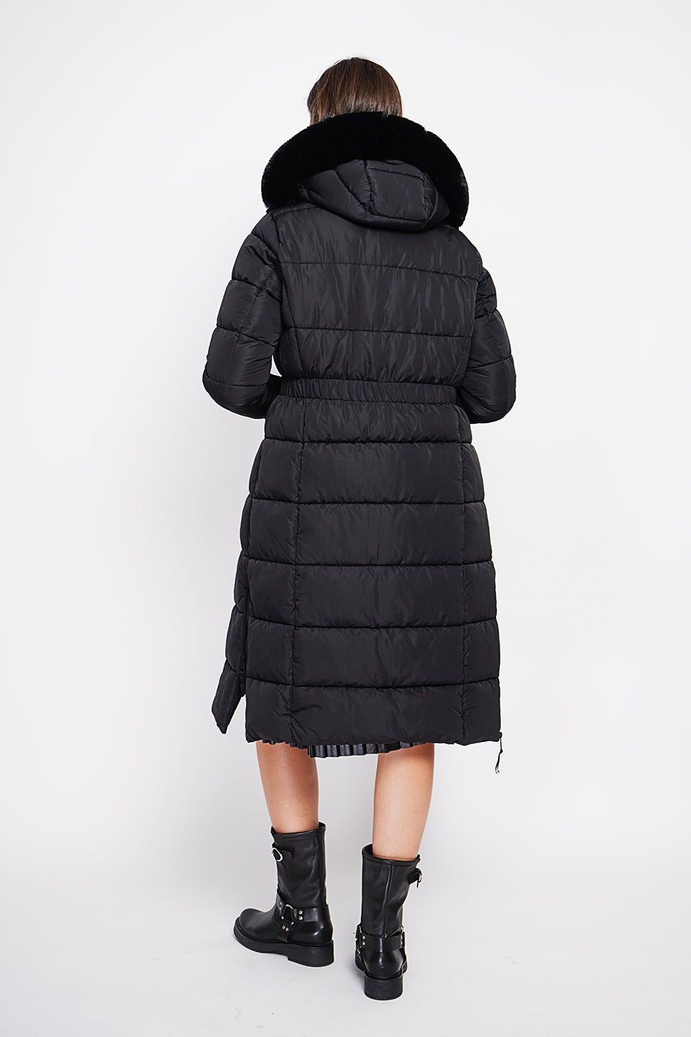 Long down jacket thermal insulation up to -20 °C