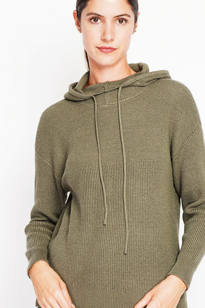 Oversized fit long sleeve hoodie