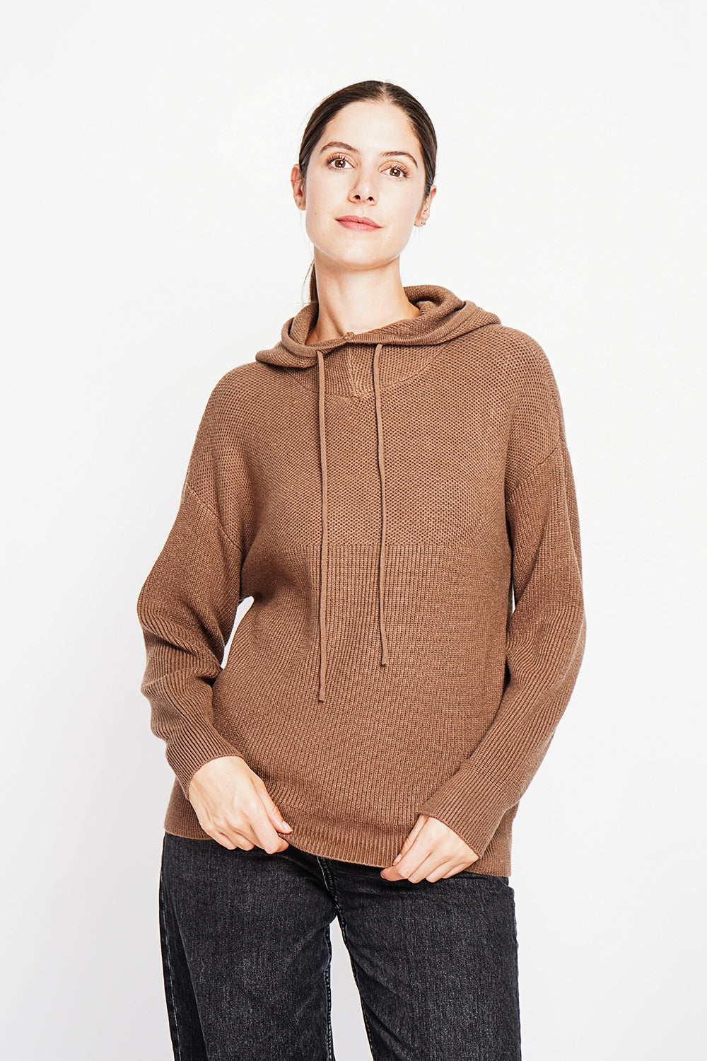 Oversized fit long sleeve hoodie