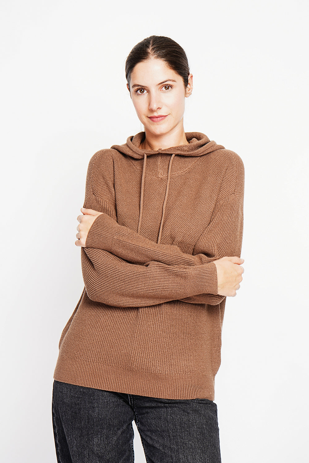 Oversized fit long sleeve hoodie
