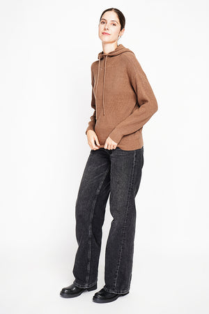 Oversized fit long sleeve hoodie