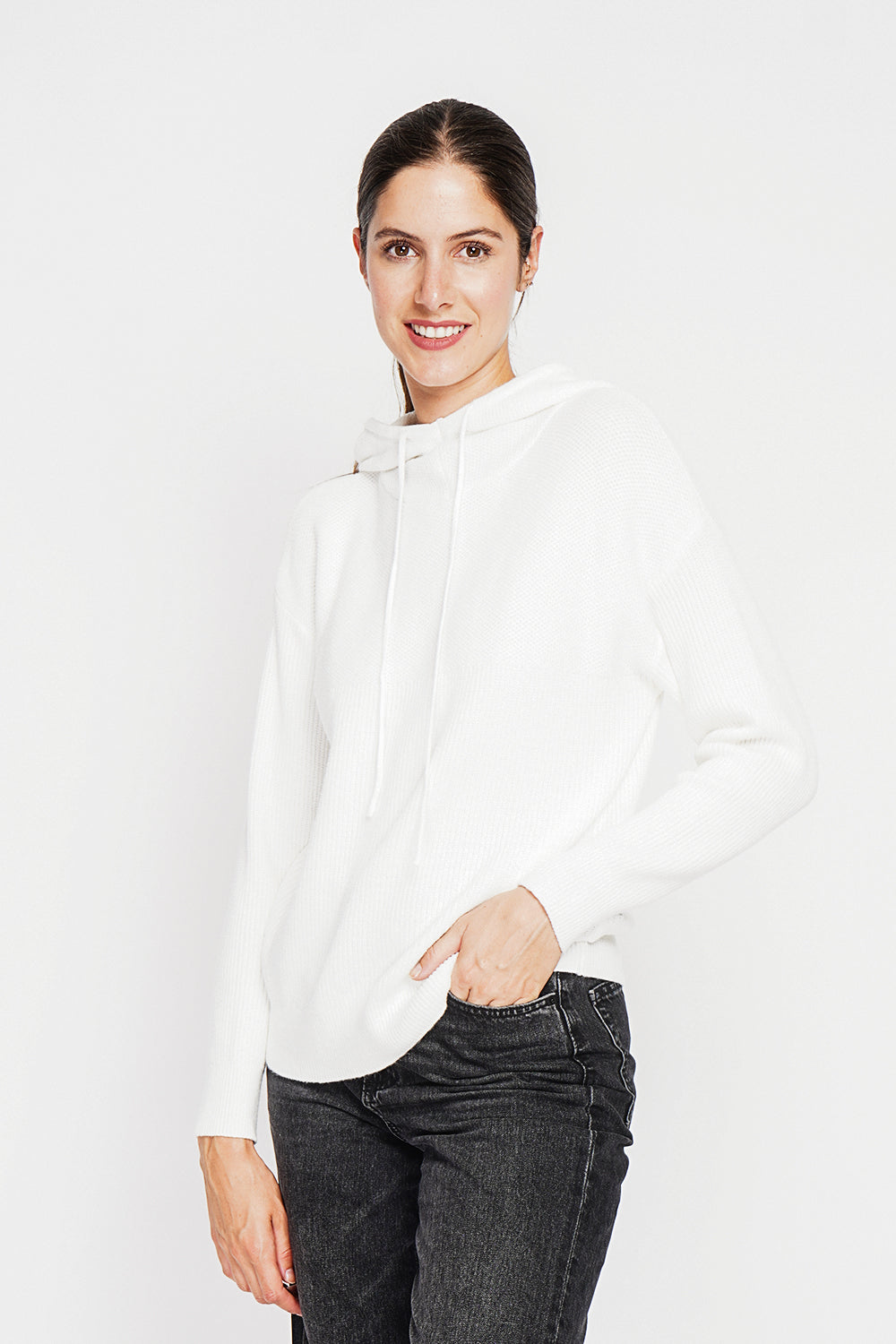 Oversized fit long sleeve hoodie