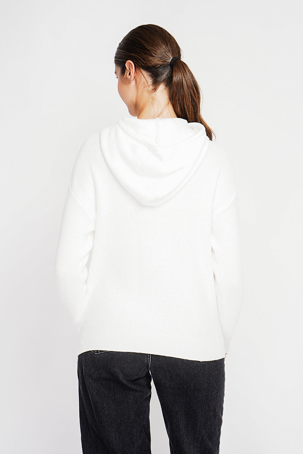 Oversized fit long sleeve hoodie