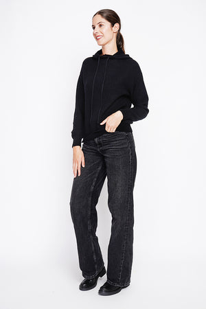Oversized fit long sleeve hoodie