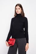 Pull col roulé fourré thermique – Noir – Assuili
