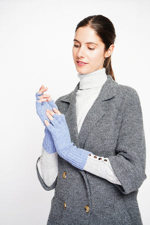 Mixed glove mittens