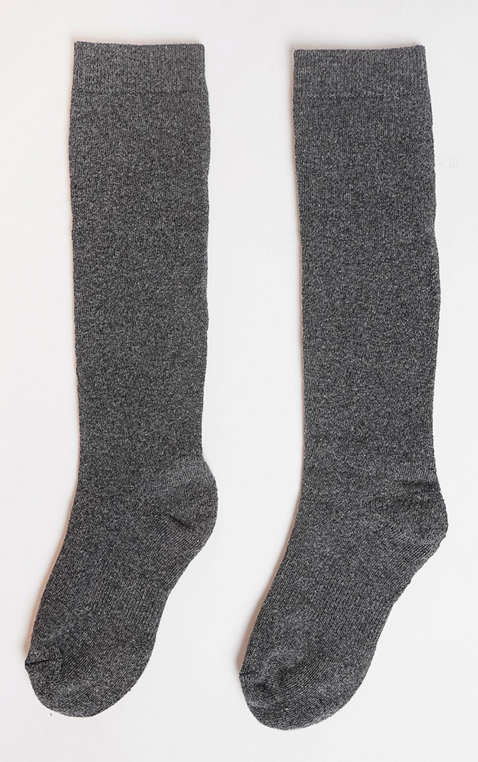 Chaussettes très hautes fourrées thermiques – Gris foncé – Assuili