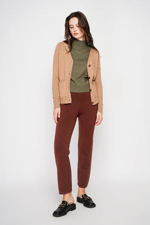 Fancy buttoned v-neck oversized fit vest with long sleeve pockets