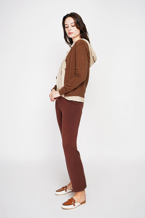 Fancy buttoned crew neck vest with long sleeves
