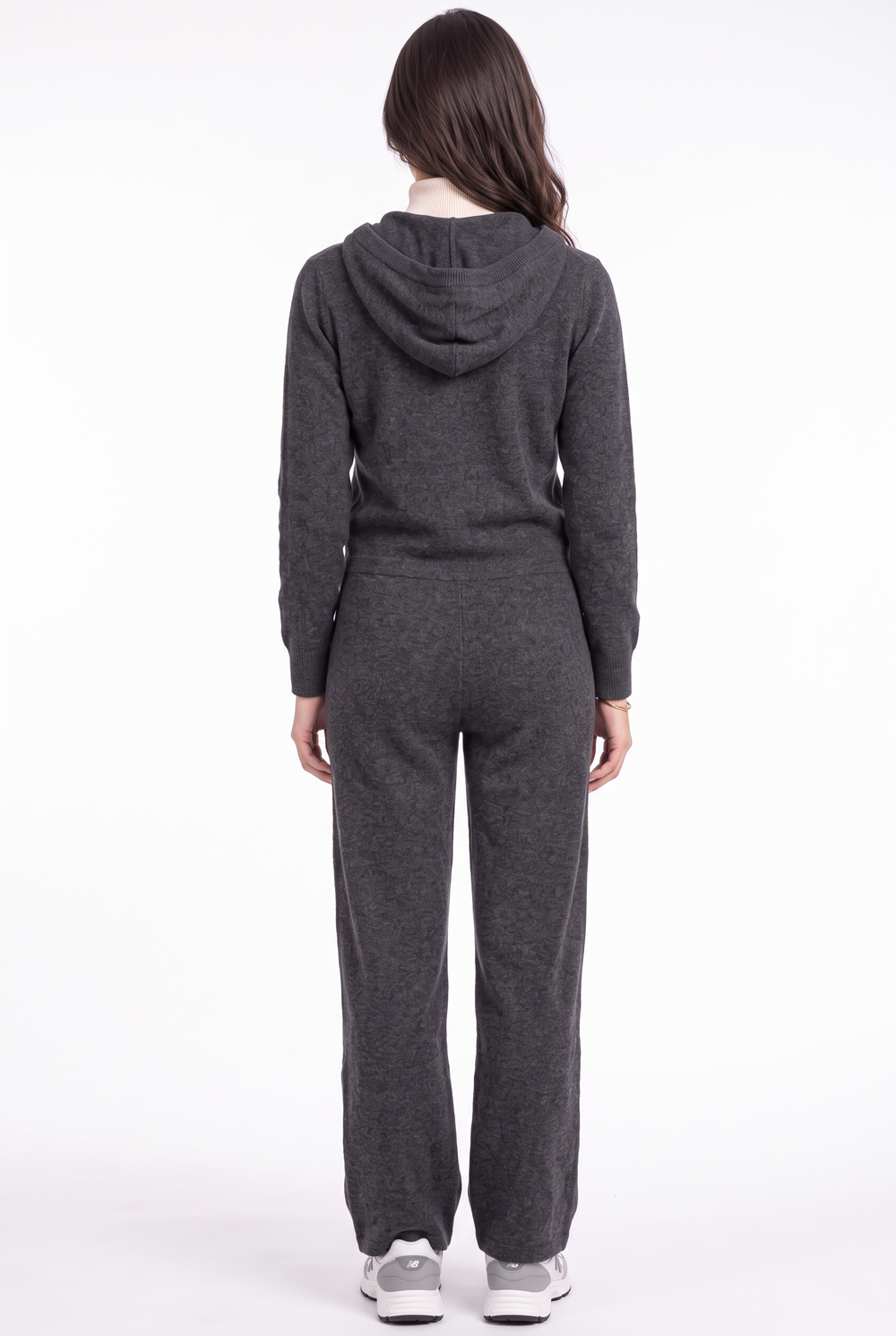 Gilet zippé à capuche – Gris foncé – C&Jo