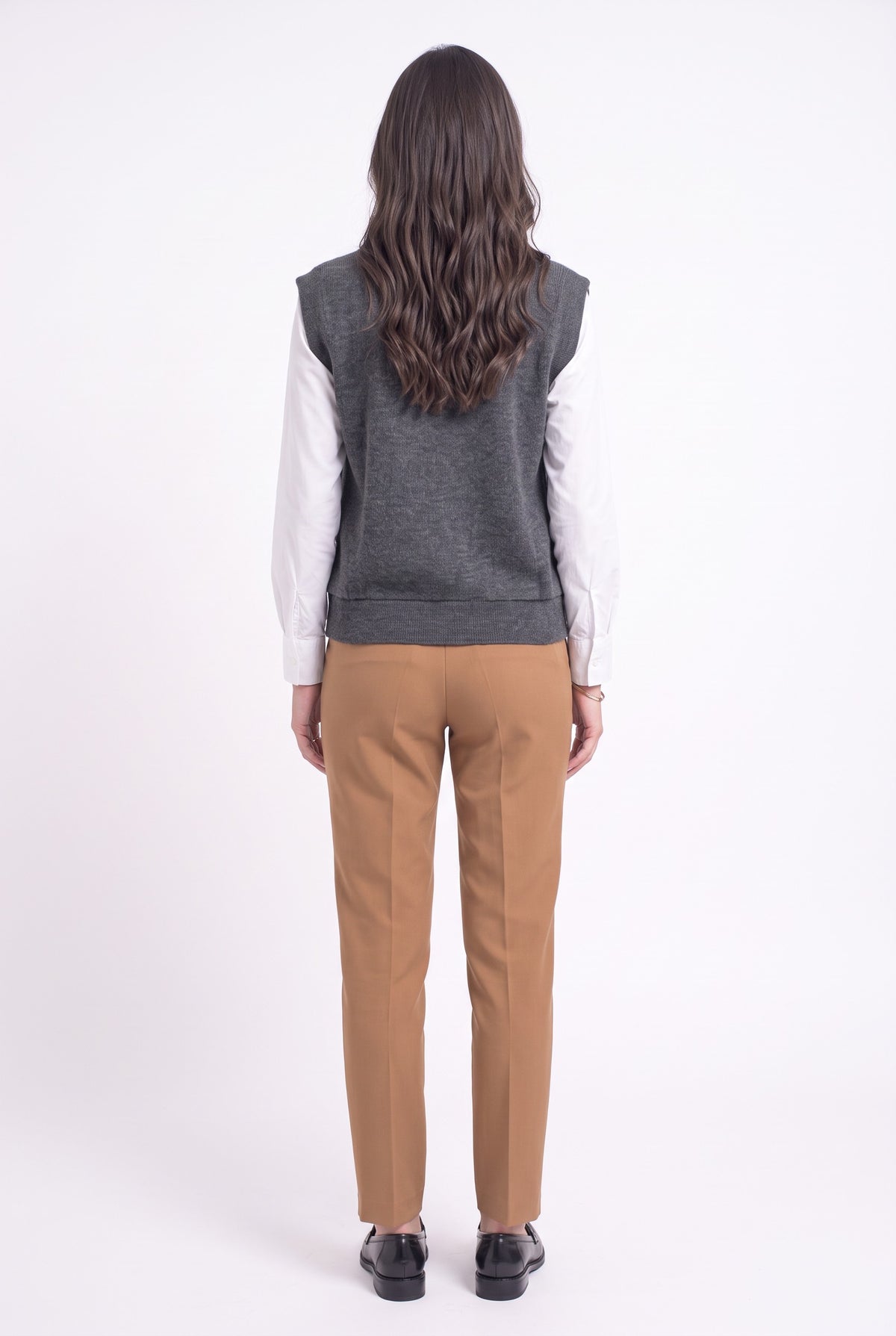 Gilet sans manches oversize – Gris foncé – C&Jo
