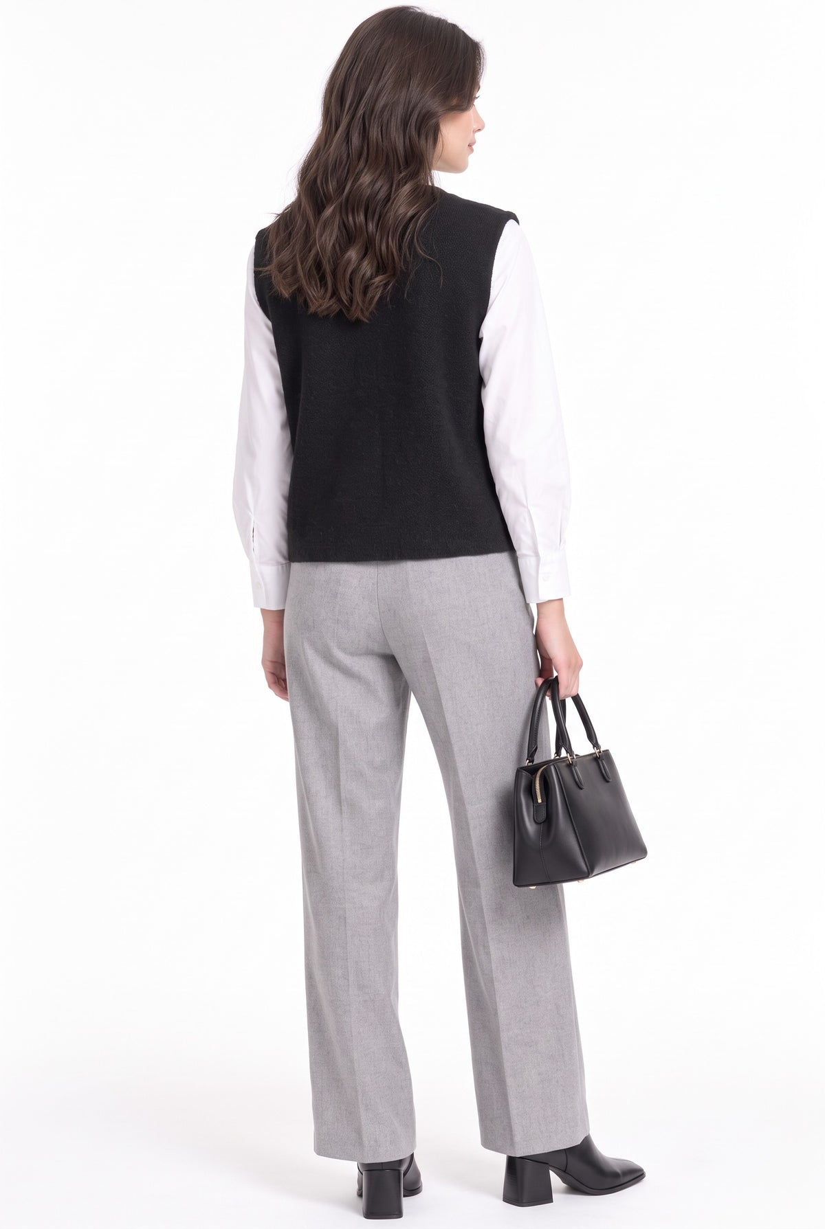 Gilet sans manches oversize – Noir – C&Jo