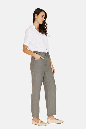 Pants in high waist pockets with Lacy