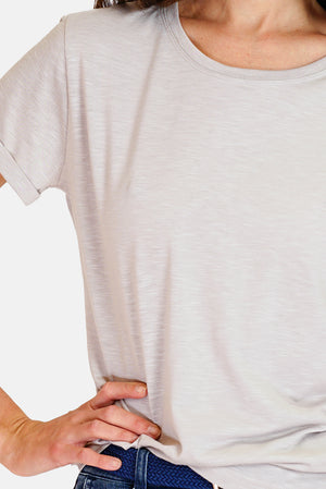 Short-sleeved round-neck t-shirt