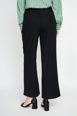 High waisted drawstring pants with pockets