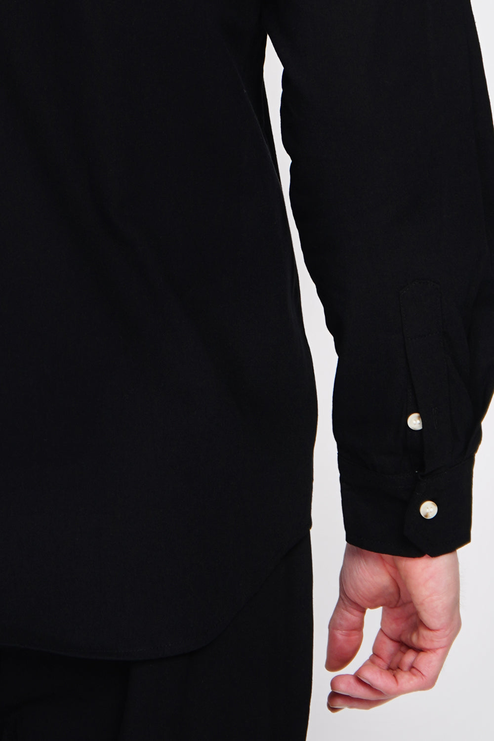 Long sleeve officer collar shirt