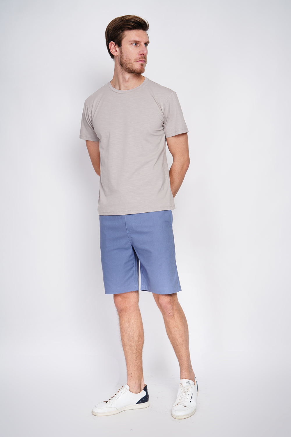 Round neck short sleeve t-shirt